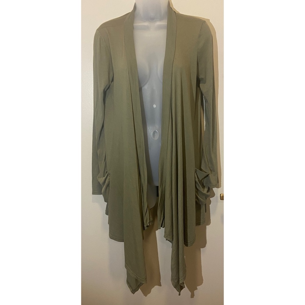 Splendid Versatile Cardigan size Medium light Cotton / Modal Olive color